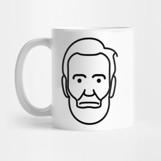 Abraham Lincoln MINIMALIST Mug